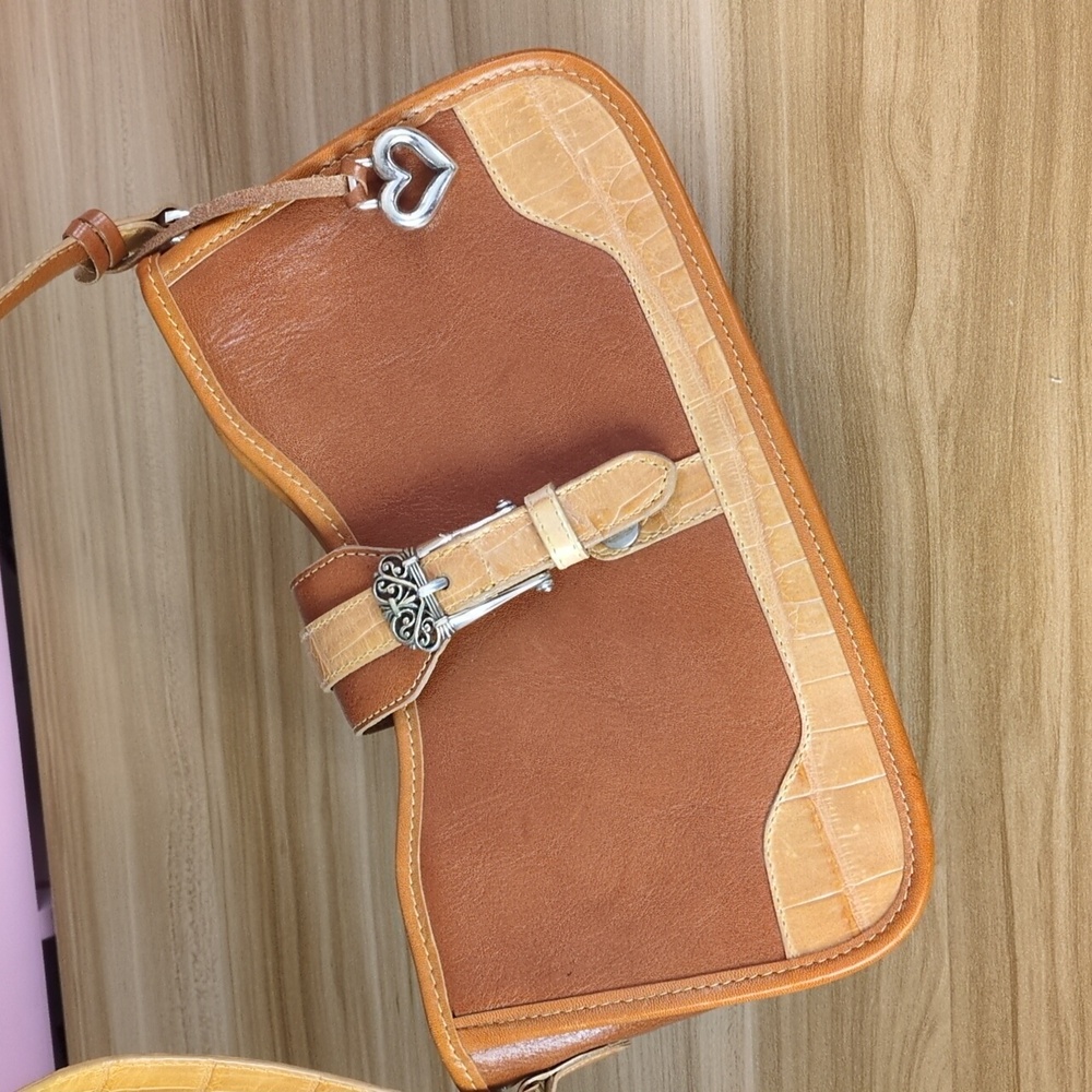 Brighton Tan Leather Shoulder Bag